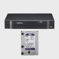 Stand Alone DVR Intelbras 08 Canais MHDX 1108 Multi-HD com Hd 2 Tera Wd Purple