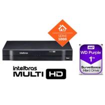 Stand Alone dvr Intelbras 16 Canais mhdx 1116 Multi-HD com HD 3 Tera wd Purple