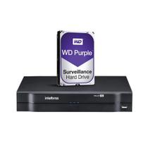 Stand Alone dvr Intelbras 16 Canais mhdx 1116 Multi-HD com HD 4 Tera wd Purple