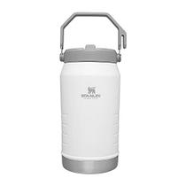 Stanley IceFlow Jarra de água de aço inoxidável com palha, garrafa de água isolada a vácuo para casa e escritório, tumbler reutilizável com flip polar à prova de vazamento de palha, 64OZ