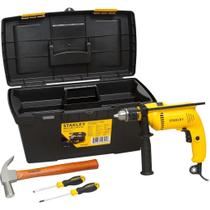 Stanley Kit Furadeira 600w 220v C/3b Roc+2chv+mart+cx Stanley Kit Furadeira 600w 220v C/3b Roc+2chv+mart+cx