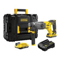 Stanley Martelete Rompedor e Perfurador, Perfuração com e Sem Impacto, Acompanha Bateria, Carregador e Maleta, Modelo Sbh900d2k, 20v Stanley Martelete Rompedor e Perfurador, Perfuração com e Sem Impacto, Acompanha Bateria, Carregador e Maleta, Modelo Sbh900d2k, 20v