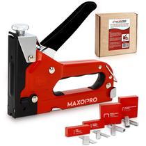 Staple Gun MaxoPro 4 em 1 Heavy Duty com 4000 grampos para madeira Staple Gun MaxoPro 4 em 1 Heavy Duty com 4000 grampos para madeira