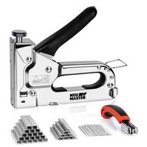 Staple Gun NEU MASTER 3 em 1 manual para serviços pesados com grampos