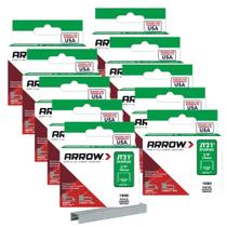 Staples Arrow Fastener JT21 3/8", pacote com 10 mil unidades Staples Arrow Fastener JT21 3/8", pacote com 10 mil unidades