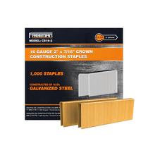Staples de construção Freeman CS16-2, calibre 16, 2, cola, 1000 quilates