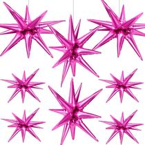 Star Balloons Cadeya Huge Hot Pink Alumínio x8 com fita Star Balloons Cadeya Huge Hot Pink Alumínio x8 com fita