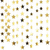 Star Garland Banner Decor Patelai 40m Glitter Paper Gold Star Garland Banner Decor Patelai 40m Glitter Paper Gold