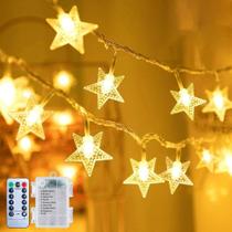 Star String Lights Brightown 17 pés 50 LED operado por bateria