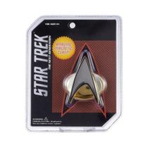 Star Trek A Próxima Geração Incredível Fecho Magnético Cosplay Crachá de Brinquedo Modelo de Metal
