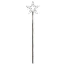 Star Wand UOUYOO Silver 34 cm Angel Sticks Princess Fairy Star Wand UOUYOO Silver 34 cm Angel Sticks Princess Fairy