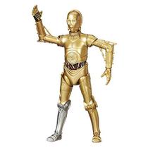 Star Wars 2016 The Black Series C-3PO Figura de Ação Exclusiva (Perna Direita Prateada) 6 polegadas