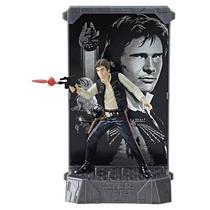 Star Wars Black Série Titanium 40th Aniversário Han Solo Figura de Ação