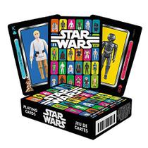 Star Wars Cartas de Baralho - Kenner Brinquedos Action Figures Deck temático de Cartas para seus Jogos de Cartas Favoritos - Oficialmente Licenciados Star Wars Mercadoria e Colecionáveis - Tamanho do Poker com Acabamento de Linho
