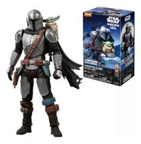 Star Wars Din Djarin e Grogu Mandalorian Blokees Model Kit Articulado