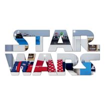 Star Wars Espelhado em Acrílico Decorativo - Tecnotronics