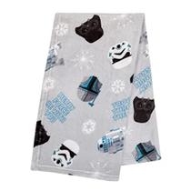 Star Wars Legacy Cinza e Azul Merry Force Be with You Natal Holiday Seasonal Toddler Cobertor