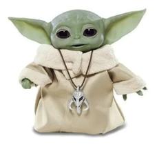 Star Wars Mandalorian - Baby Yoda Interativo Animatrônica 25 sons e movimentos - Hasbro