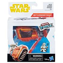 Star Wars Micro Force Veículo Rey's Speeder - E2394 E2410 - Hasbro