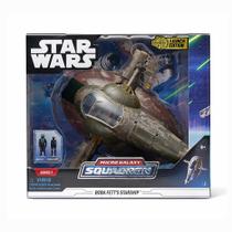 Star Wars Micro Galaxy Squadron Boba Fett's Starship 3444 Jazwares Sunny