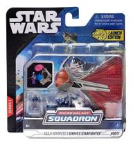 Star Wars Micro Galaxy Squadron - Caça Estelar Ginivex De 10cm Com Boneco Asajj - Sunny