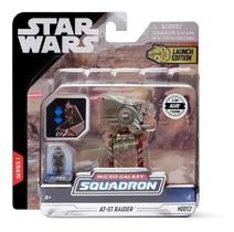 Star Wars Micro Galaxy Squadron - Transporte AT-ST Raider 9cm Com Boneco Klattooinian - Sunny