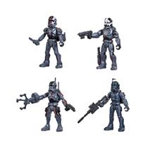 Star Wars Mission Fleet Clone Commando Clash 2.5 Inch-Scale Action Figure 4-Pack com múltiplos acessórios, brinquedos para crianças de 4 anos ou mais, F5333