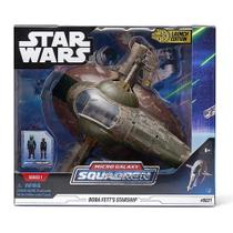 Star Wars Nave Espacial Boba Fetts Starship 20cm Com Figuras