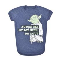 Star Wars para animais de estimação "Julgue-me pelo meu tamanho, não é" Dog Tee Star Wars para Pets Dog Shirt Tamanho Pequeno Roupas e vestuário de cachorro macios, bonitos e confortáveis, disponíveis em vários tamanhos