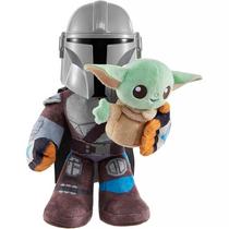 Star Wars Pelúcia Disney Mandalorian e Grogu com Sons HPC19 - Mattel