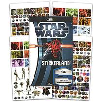 Star Wars Stickers - 4 Folhas de Adesivos de Recompensa Decorativos de Star Wars