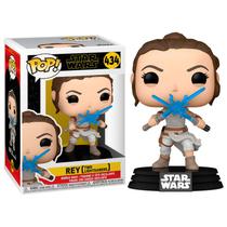 Star Wars The Rise of Skywalker: Rey with Two Light Sabers POP Vinyl Bobble-Head - Funko 434