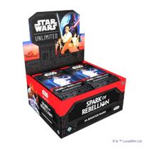 Star Wars Unlimited Spark of Rebellion Booster Box Inglês Jogo de Cartas SWH103