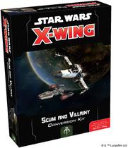 Star Wars X-Wing 2ª Edição Miniaturas Jogo Escória e Vilão KIT DE CONVERSÃO Jogo de Estratégia para Adultos e Adolescentes Idade 14+ 2 jogadores Tempo médio de jogo 45 minutos Feito por Jogos de Massa Atômica