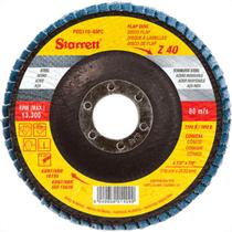 Starrett Disco Flap 4.1/2 X 40 - Kit C/12 Pc