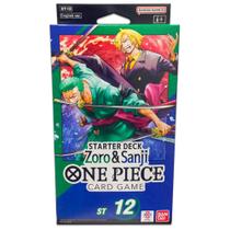 Starter Deck One Piece Card Game Zoro E Sanji ST12 Baralho - BANDAI