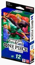 Starter Deck One Piece Card Game Zoro & Sanji ST-12 Bandai Cartas em inglês