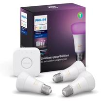 Starter Kit 3 Lampadas Philips Hue 11w Inteligente Wifi 220v