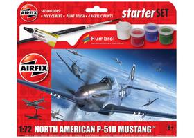 Starter Set North American P-51D Mustang - 1/72 - Airfix A55013