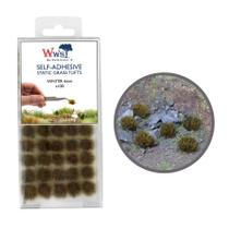 Static Grass Tufts WWS War World Scenics x100 Winter 6mm