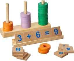 Steam Quebra-Cabeça Brincando de Matemática 56 Peças Xalingo Steam Quebra-Cabeça Brincando de Matemática 56 Peças Xalingo