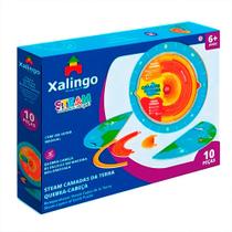 Steam Quebra Cabeça Camadas da Terra 10 Peças - Xalingo Steam Quebra Cabeça Camadas da Terra 10 Peças - Xalingo