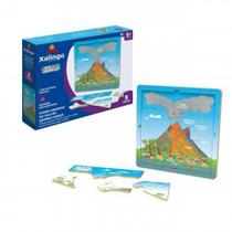 Steam Quebra Cabeças Camadas do Vulcão 8 peças - Xalingo Steam Quebra Cabeças Camadas do Vulcão 8 peças - Xalingo