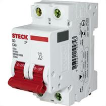 Steck Disjuntor Din.2P 40A C 3Ka Steck Disjuntor Din.2P 40A C 3Ka