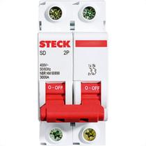 Steck Disjuntor Din.2P 63A C 3Ka Steck Disjuntor Din.2P 63A C 3Ka