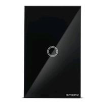 Steck Smarteck Interruptor 1 Módulo 4x2 Touch Preto