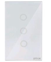 Steck smarteck interruptor 3 teclas touch branco Steck smarteck interruptor 3 teclas touch branco