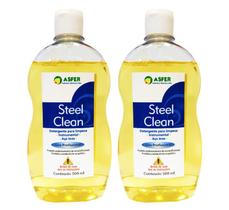 Steel Clean Detergente p/ Instrumental Aço Inox 1000ml ASFER