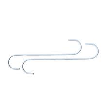 Steel S Extender Hook Living Accents, 30 cm, branco, pacote com 2