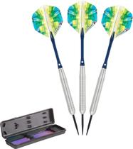 Steel Tip Darts Elkadart Prism 21g com estojo de viagem de armazenamento Steel Tip Darts Elkadart Prism 21g com estojo de viagem de armazenamento